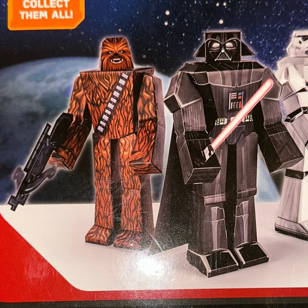 Star Wars Blueprints Paper Craft Set - Chewbacca‎ and Darth Vader